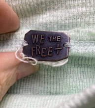 Load image into Gallery viewer, We The Free People Shirt Womens Medium Mint Green Off Shoulder Pullover Ladies