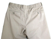 Load image into Gallery viewer, Dockers Pants Adult 34x30 Light Tan Pleated Straight Trouser Casual Dress Mens