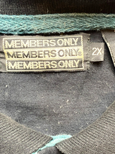 Load image into Gallery viewer, Vintage Members Only Jacket Adult 2X Black Bomber Y2K Outdoor Collared 80s Mens