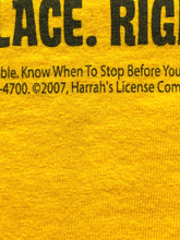 Load image into Gallery viewer, Sheraton Casino & Hotel Shirt Adult Extra Large Yellow Hot Spot Gambling Mens