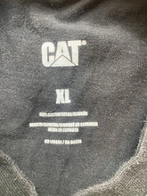 Load image into Gallery viewer, Caterpillar Shirt Adult Extra Large Black Workwear Equipment Bulldozer Cat Mens