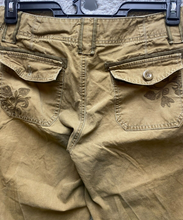 Load image into Gallery viewer, Eddie Bauer Pants Womens 8 (34x18) Drawstring Capri Cropped Embroidery Petites