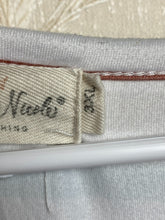 Load image into Gallery viewer, Marie Nicole Dress Womens 3XL XXXL Tan Blue Striped Tiered Lagenlook Maxi