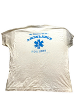 Load image into Gallery viewer, Vintage Ambulance Shirt Adult 2XL XXL Dingy Single Stitch Dixie USA 90s Mens