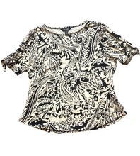 Load image into Gallery viewer, Lauren Ralph Lauren Shirt Womens Extra Large Boho AOP Paisley Peasant Blouse