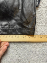 Load image into Gallery viewer, Highway Pants Womens 7 (30x30) Black Leather Cargo Nylon Outdoor Biker Flared