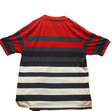 Load image into Gallery viewer, Red Ape Shirt Adult 3XL Red Black Rugby Stripes Hip Hop Streetwear Polo Mens
