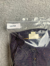 Load image into Gallery viewer, Anthropologie Maeve Shirt Womens Small Purple Polkadot Tunic Button Up Flared