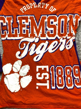 Load image into Gallery viewer, Clemson Tigers Shirt Womens Large Purple Orange College NCAA Sportswear Ladies