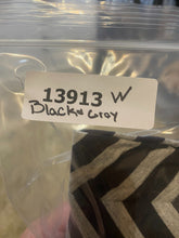 Load image into Gallery viewer, Caslon Dress Womens Large Navy Gray Sundress Lagenlook Maxi Rayon Spandex