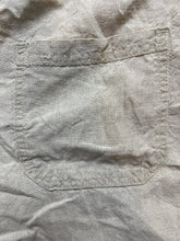 Load image into Gallery viewer, Allen Allen Pants Womens 33x30 Taupe Linen Wide Leg Drawstring Elastic Waist