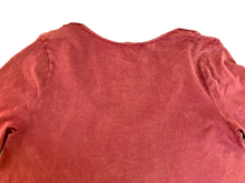 Load image into Gallery viewer, Anthropologie Altar’d State Shirt Womens Medium Coral Rust Crochet Hem Tunic