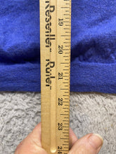 Load image into Gallery viewer, J Crew Sweater Womens Extra Large Blue Merino Wool V-Neck Oversized Pullover