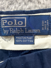 Load image into Gallery viewer, POLO Ralph Lauren Pants Adult 36x30 Blue Preston Trouser Straight Leg Dress Mens