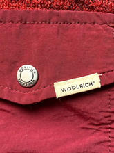 Load image into Gallery viewer, Vintage Woolrich Sweater Adult Large Red Black Heathered Tweed Fleece Snap Mens