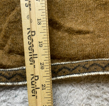 Load image into Gallery viewer, VTG Alpaca Llama Sweater Womens Medium Brown Wool Handmade Knit Cardigan Ladies