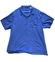 Load image into Gallery viewer, Tommy Bahama Shirt Adult Extra Large Blue Island Zone Embroidered Button Up Men