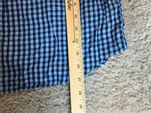 Load image into Gallery viewer, Nat Nast Shirt Adult Medium Blue Checkered Button Up Casual Luxury Original Mens