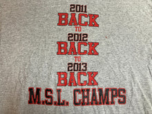 Load image into Gallery viewer, Liberty Union Shirt Adult Large Back to Back MSL Champions NCAA Basketball Mens