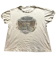 Load image into Gallery viewer, Motorcycles Shirt Womens Extra Large Beige 1978 All American Biker FULL TILT