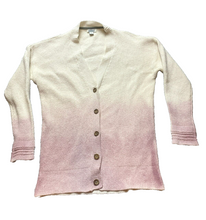 Load image into Gallery viewer, Sundance Sweater Womens Small Beige Lavender Ombre Oversized Nylon Spandex Lady