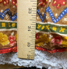 Load image into Gallery viewer, Basic Editions Skirt Womens Medium (38x35) AOP Flower Boho Peasant Maxi Indie