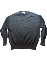Load image into Gallery viewer, Clark & Gregory Sweater Adult Extra Large Black 100% Cashmere Outerwear Mens