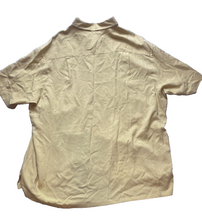 Load image into Gallery viewer, Alfani Shirt Adult 2XL Yellow Button Up Silk Casual Collared Mens MSRP $48 NWT
