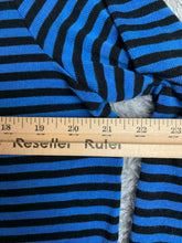 Load image into Gallery viewer, Lauren Ralph Lauren Shirt Womens 1X Blue Black Striped Boat Neck Plus Ladies