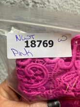 Load image into Gallery viewer, Gianni Bini Dress Womens Large Pink Crochet Lace Lined Cocktail MSRP $129 NWT