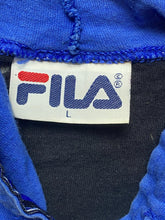 Load image into Gallery viewer, Fila Shirt Adult Large Black Embroidered Logo Hooded Athletic Sportswear Mens