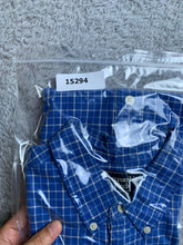Load image into Gallery viewer, Abercrombie & Fitch Shirt Adult Small Blue Grid Checkered Button Up Casual Mens