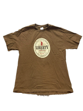 Load image into Gallery viewer, VTG Liberty Shirt Adult Large Brown Amber Ale The Great Taste Of Freedom Mens