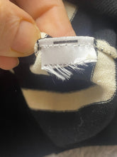 Load image into Gallery viewer, ZARA Sweater Womens Medium Black Taupe Striped Pullover Outerwear Knitted Ladies