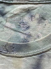 Load image into Gallery viewer, Justice League Shirt Adult Medium Green Tie Dye Superman Big Logo DC Comics Mens