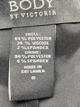 Load image into Gallery viewer, Body By Victoria Suit Jacket Women 8 Medium Charcoal Gray Single Breasted Blazer