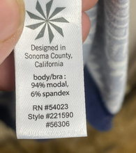 Load image into Gallery viewer, Athleta Dress Womens 2XS XXS Blue Santorini Boho Tank Flared Modal Spandex Lady