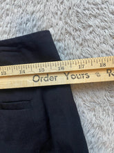 Load image into Gallery viewer, J Crew Pants Womens 4 (32x27) Black Flat Front Wool Trousers Straight Leg Dress