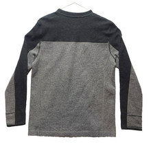 Load image into Gallery viewer, Prana Sweater Adult Medium Black Gray Lonan Wool Nylon Pocket Outerwear Mens