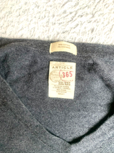 Load image into Gallery viewer, Article 365 Sweater Adult 2XL XXL Gray V-Neck Cashmere Blend Outerwear Mens