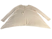 Load image into Gallery viewer, Anthropologie Altar’d State Shirt Womens Medium Beige Tassel Oversized Lagenlook