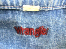 Load image into Gallery viewer, Wrangler Jacket Womens Large Button Front Collared Pockets Denim Jean Ladies