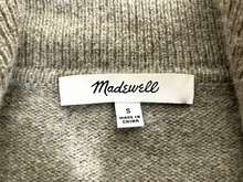 Load image into Gallery viewer, Madewell Sweater Womens Small Taupe Oversized Knit Merino Wool Ladies
