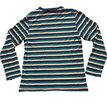 Load image into Gallery viewer, Saturdays New York City Sweater Medium Striped Crew Neck Outerwear Pullover Mens