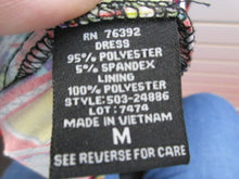 Load image into Gallery viewer, Snap Dress Womens Medium Spaghetti Strap Smocked Maxi Spandex Paisley Black Lady