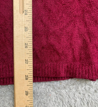Load image into Gallery viewer, J Jill Sweater Womens Large Burgundy Oversized Boxy Viscose Bend Soft Outerwear