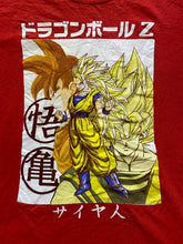 Load image into Gallery viewer, Dragon Ball Z Shirt Adult Medium Red Goku Super Saiyan 3 Anime Streetwear Mens