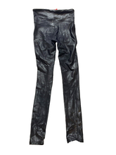 Load image into Gallery viewer, SPANX Pants Womens Small (24x28) Black Shimmer Leggings Pull On Ankle Workout