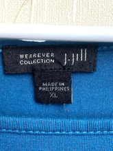 Load image into Gallery viewer, J Jill Dress Womens Extra Large Teal Blue Oversized Boxy Wearever Collection