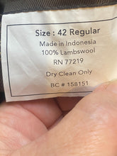 Load image into Gallery viewer, Pronto Uomo Sport Coat Mens 42R Tan Lambswool Single Breasted Suit Blazer